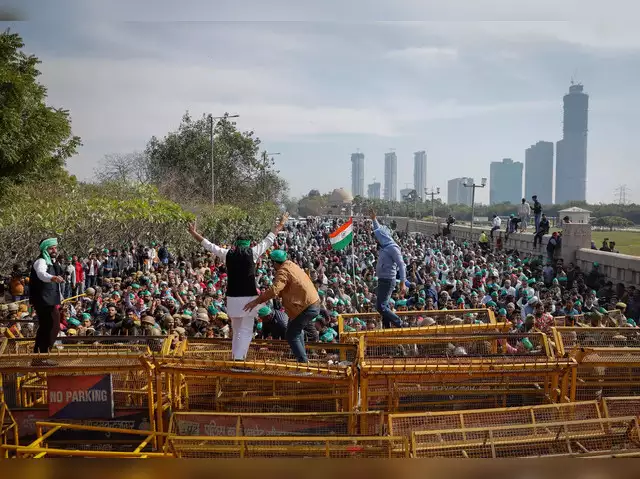 farmers protest